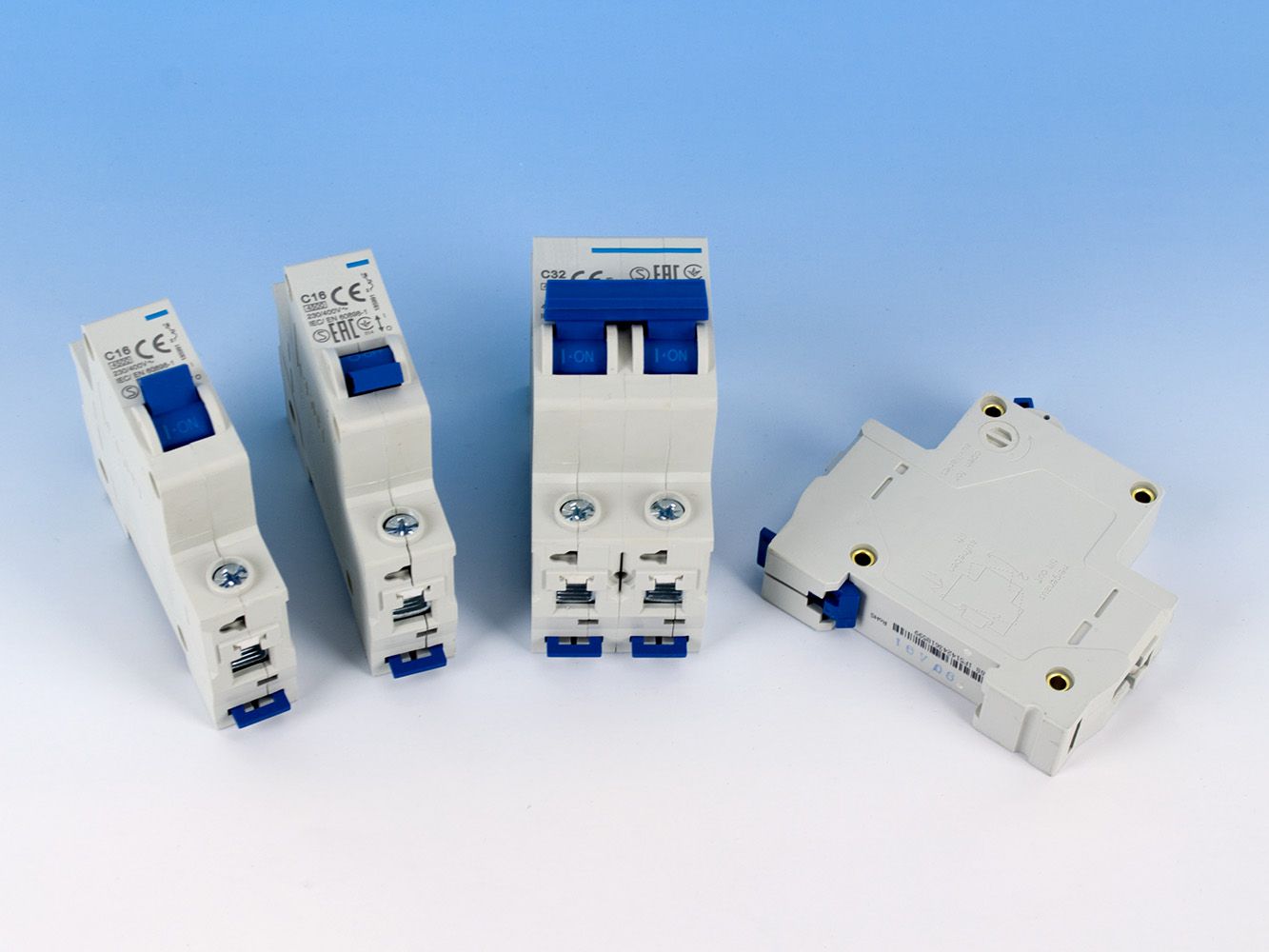 Economical Circuit Breaker, DIN Rail Mounted - Click Image to Close