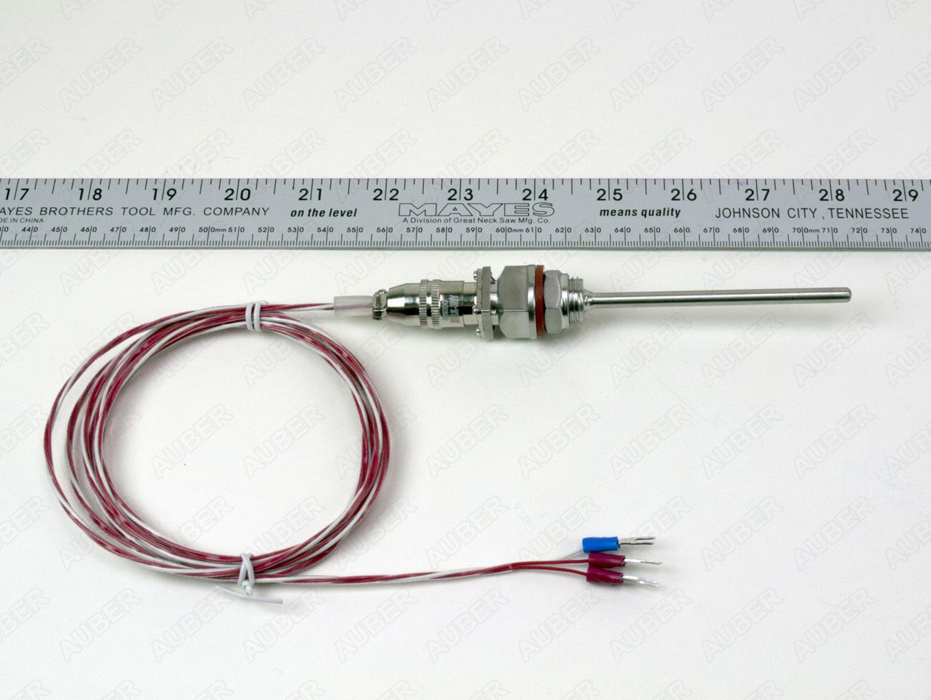 Liquid Tight RTD Sensor, 4 in, Weldless Fitting, M16