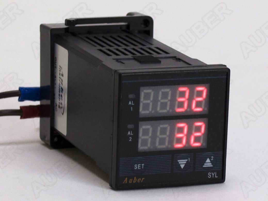 1/16 DIN Dual Channel Temp Meter For Brew Panel (PT100 RTD only) - Click Image to Close